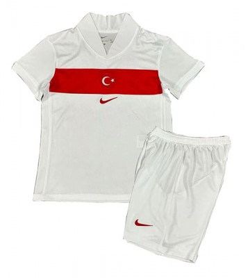 Turkey Replica Home Stadium Kit for Kids Euro 2024 Short Sleeve (+ pants)